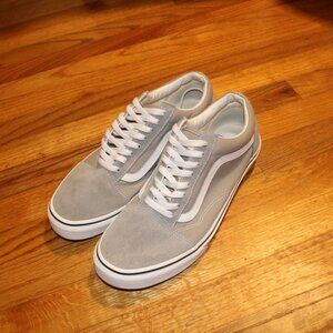 Vans Old Skool Sneakers | Size 11.5 | Light Gray & White